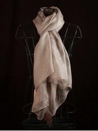 Dotted Square Kashish Tabby Stole